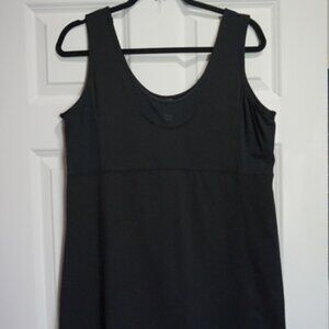 TAIL Tennis/Pickleball One Piece Black Dress w/Shorts Built In VGUC Size XL